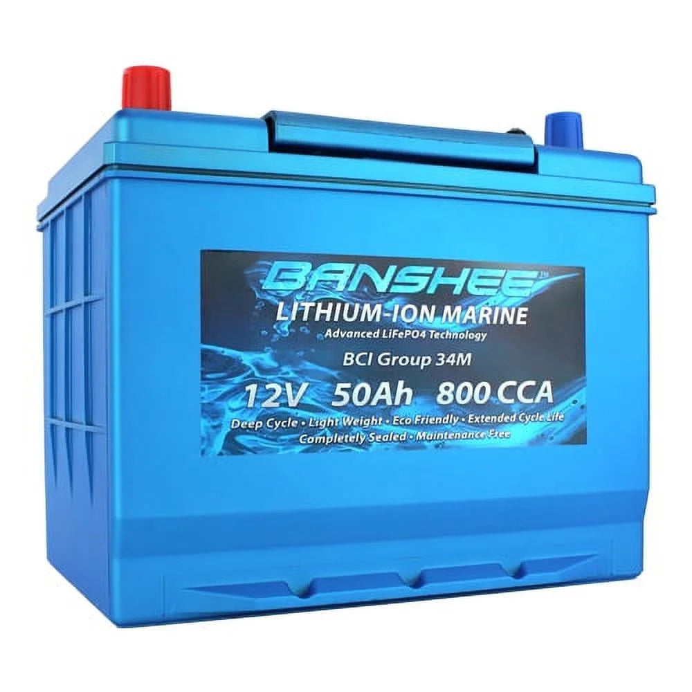 36V Lithium Deep Cycle Marine Battery Group 34 3 Pack J254793