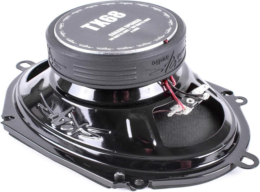 6" x 8" 200W 2-Way Coaxial Car Speakers, Pair Pack of 2 J453