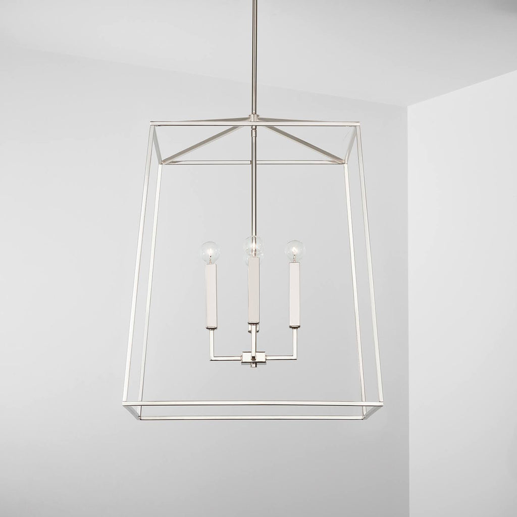 Polished Nickel 4 Light Foyer G4259