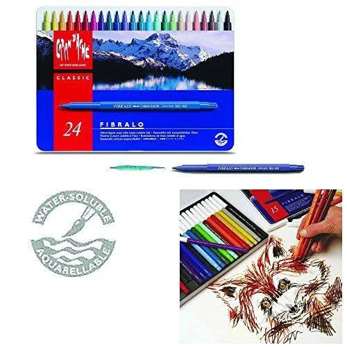 Fibre Tipped Pens, Set/30 Y5723