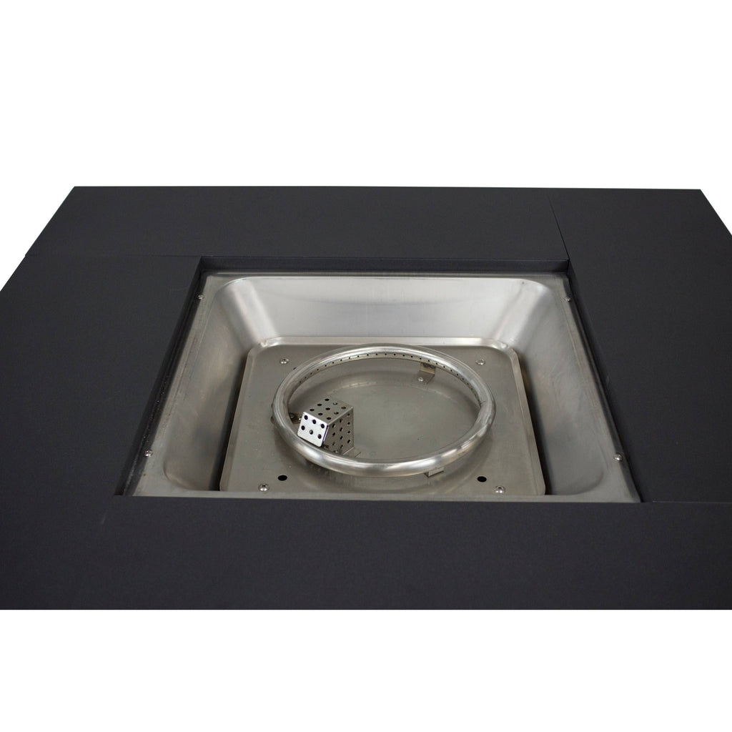 38 in. Square Gas Fire Pit Table W3391