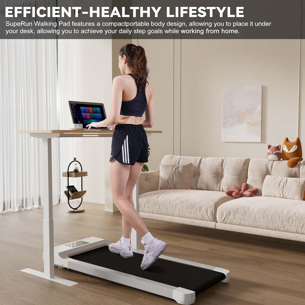 Walking Pad Under Desk Treadmill with Remote Control LED Display L604298