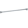Chrome 51 inch Frameless Shower Door Fixed Panel Wall-to-Glass Support Bar P226283