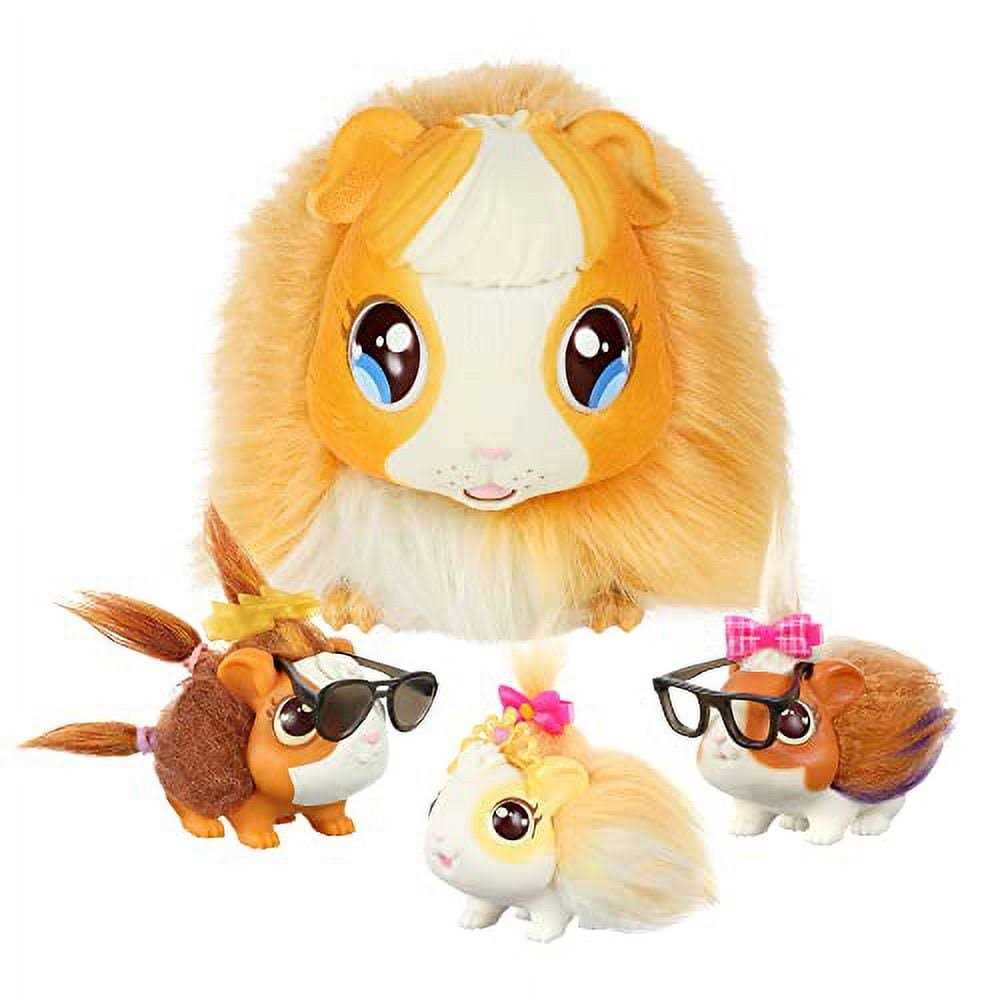 Interactive Mama Guinea Pig and Hutch with 3 Babies C317