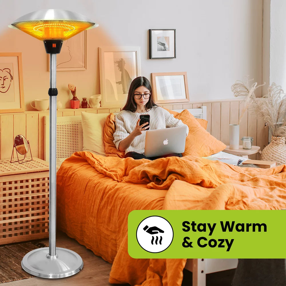 1500W Stainless Steel Patio Electric Heater Q29139