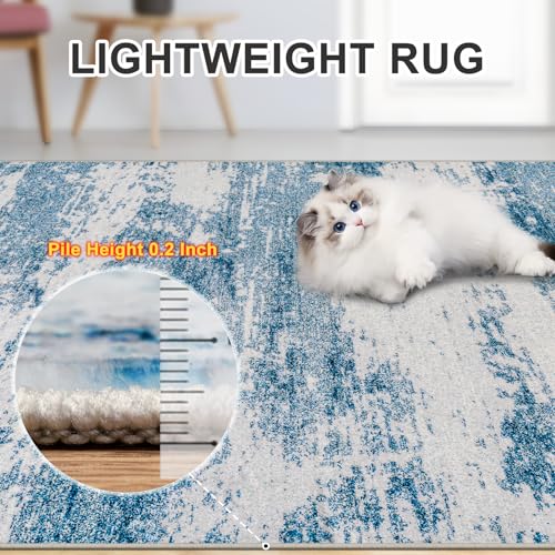 8x10 Washable Non-Slip Area Rug O316