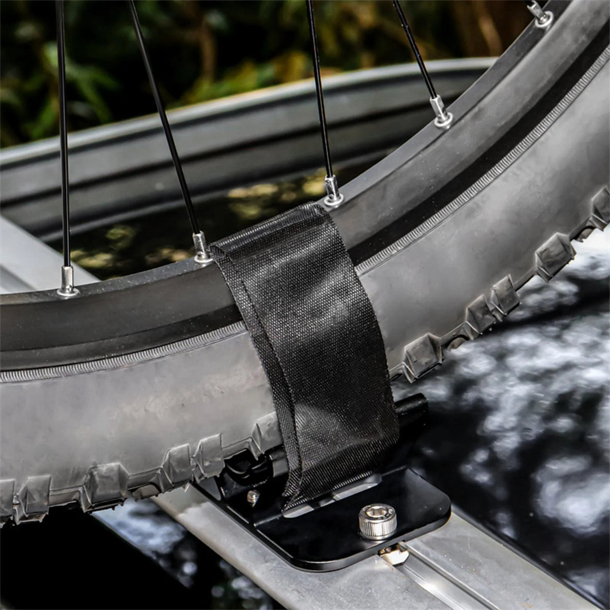 Bike Fork Mount Rack Parking Rack Rear Wheel Rack K130477