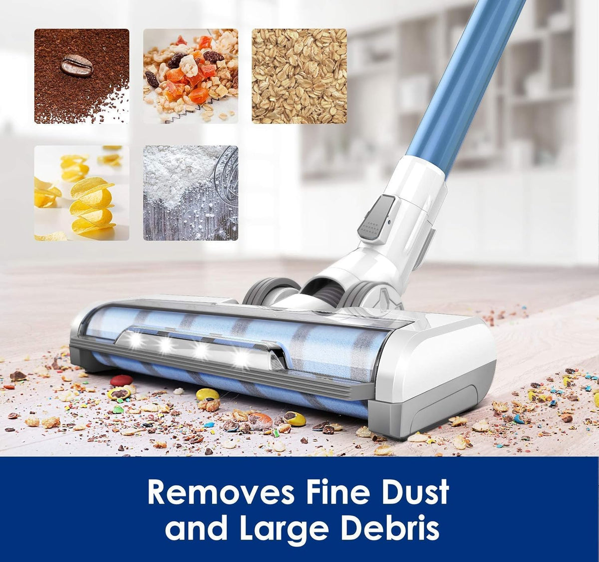 Cordless Vacuum Cleaner with Soft Roller Brush I9216