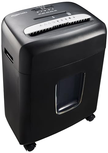 6 Sheet Micro Cut Paper Shredder, Black Q20818