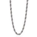 Black and Natural Steel Curb Link Chain, 24" L48728