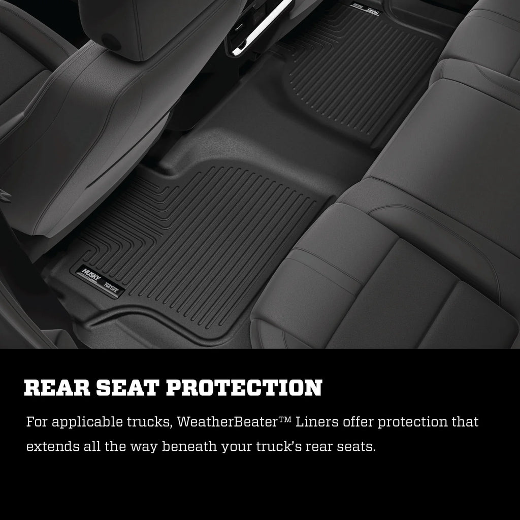 Black Front Row Floor Liners A265357