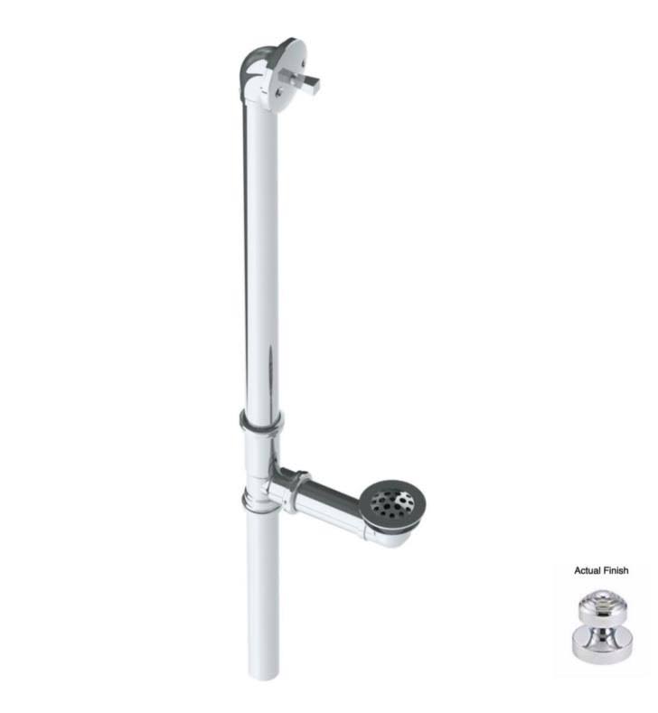 Satin PVD Brass Trip Lever Waste and Overflow Y7082