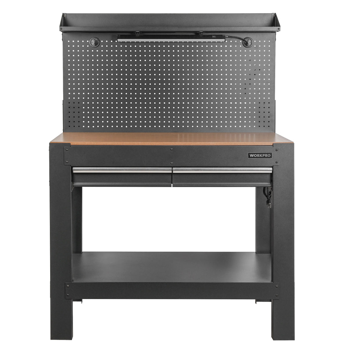 45-in Steel Multipurpose Workbench with LED Light & Power Strip X1673