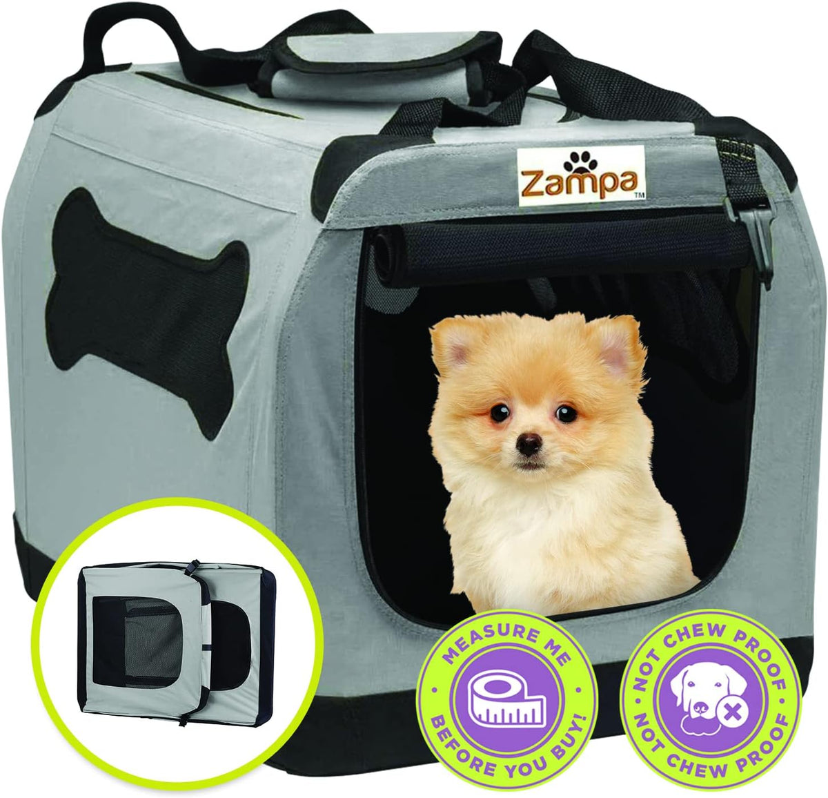 Dog Crate 32x23x23 Collapsible Pet Carrier V252