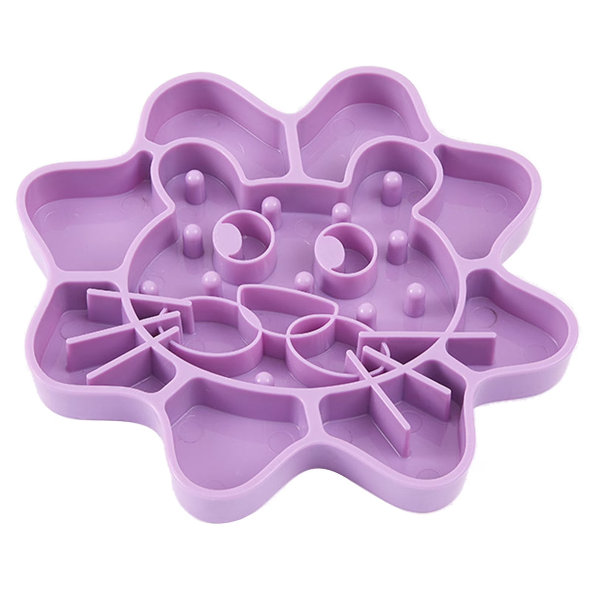 Flower Shaped Slow Feeder Mat Q660