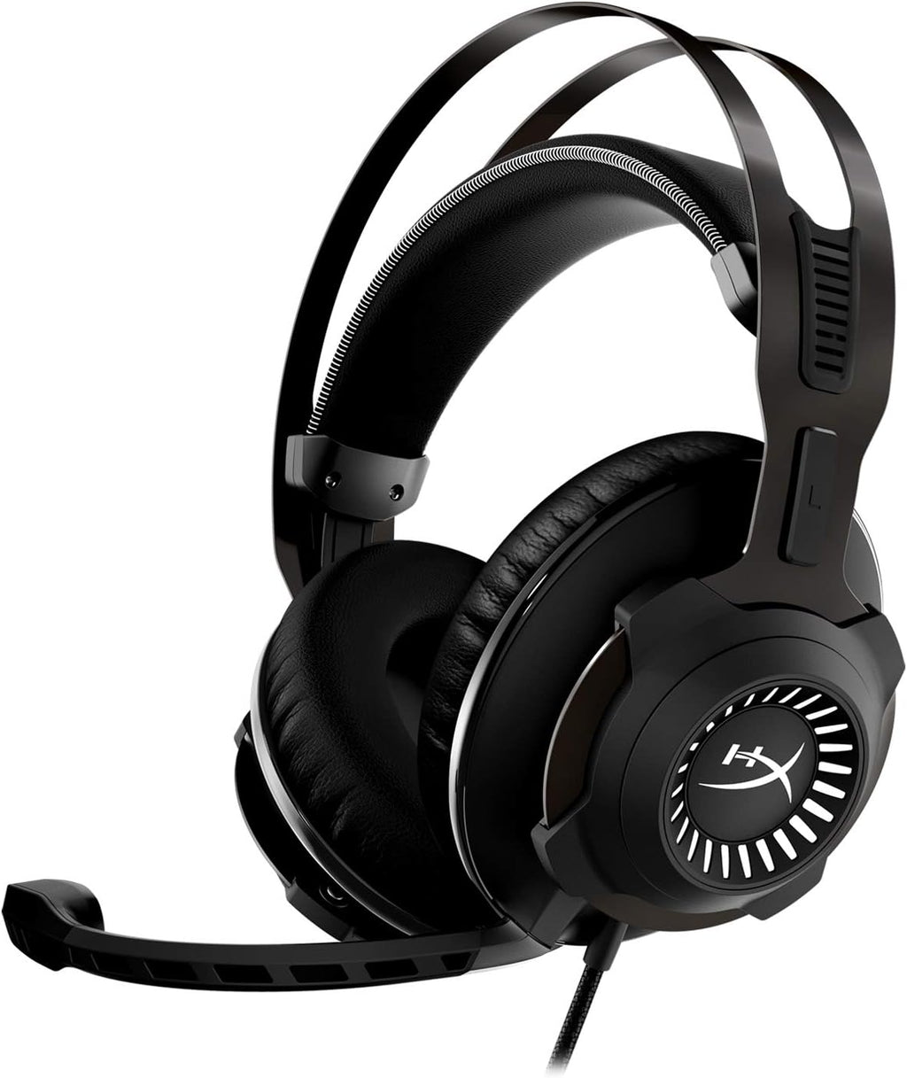 Gaming Headset with 7.1 Surround Sound, Memory Foam, Leatherette, Steel Frame, Detachable Microphone L110626