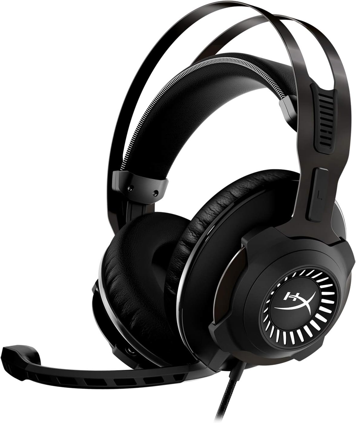 Gaming Headset with 7.1 Surround Sound, Memory Foam, Leatherette, Steel Frame, Detachable Microphone L110626