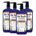 Body Wash With Pure Epsom Salt, With Coconut Oil, 24 Fl Oz (Pack Of 4) V23582