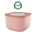 Airtight Fridge Freezer Microwave Containers Peach Blossom Pink 2800cc I5624
