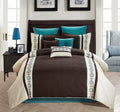 4 Piece Curtain Set with Attached Sheer Backing G12534