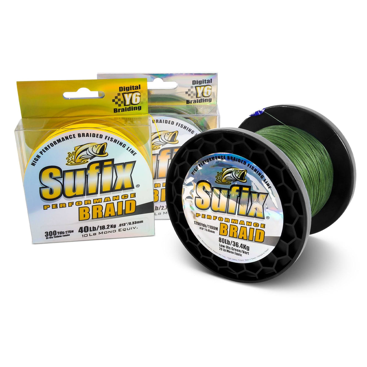 Lo-Vis Green 50 lb 1200 Yards Braid G2172