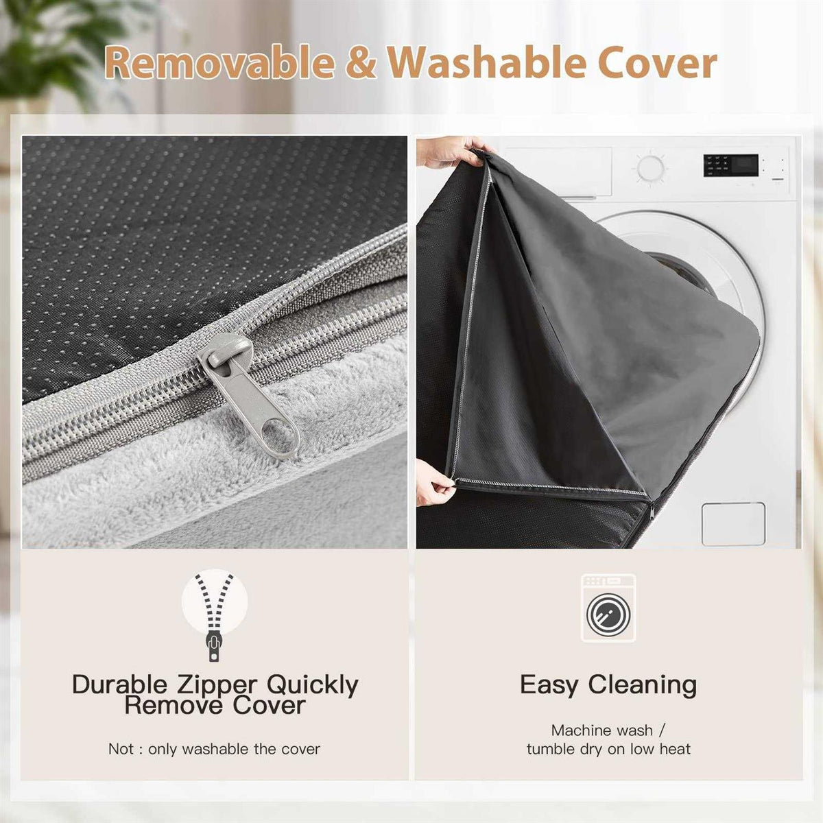 Orthopedic Waterproof Dog Bed with Removable Washable Cover B6702