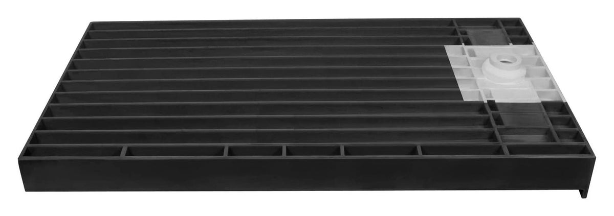 48x22 x 34x22 Double Threshold Shower Base with Drain T561