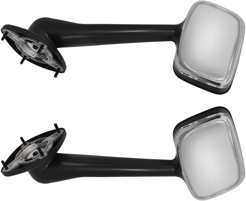 Black Hood Mirror Pair for Freightliner Cascadia U344