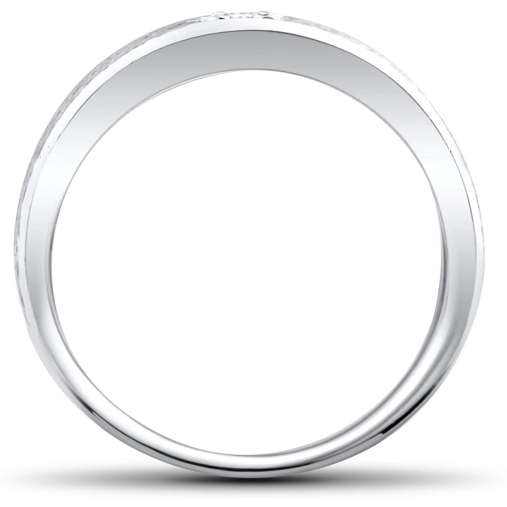 White Gold Solitaire Diamond Wedding Ring V37858