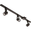 Black 3-Light LED Track Lighting Kit T4718