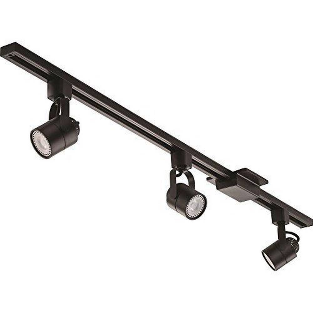 Black 3-Light LED Track Lighting Kit T4718