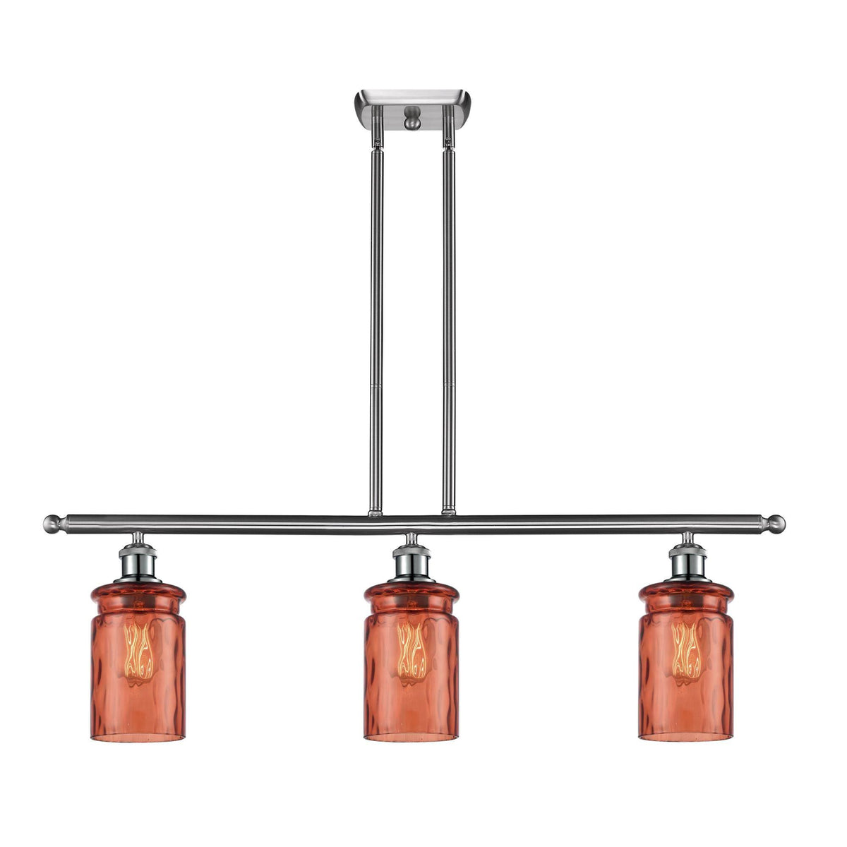 Brushed Satin Nickel 3 Light Island Light R9122