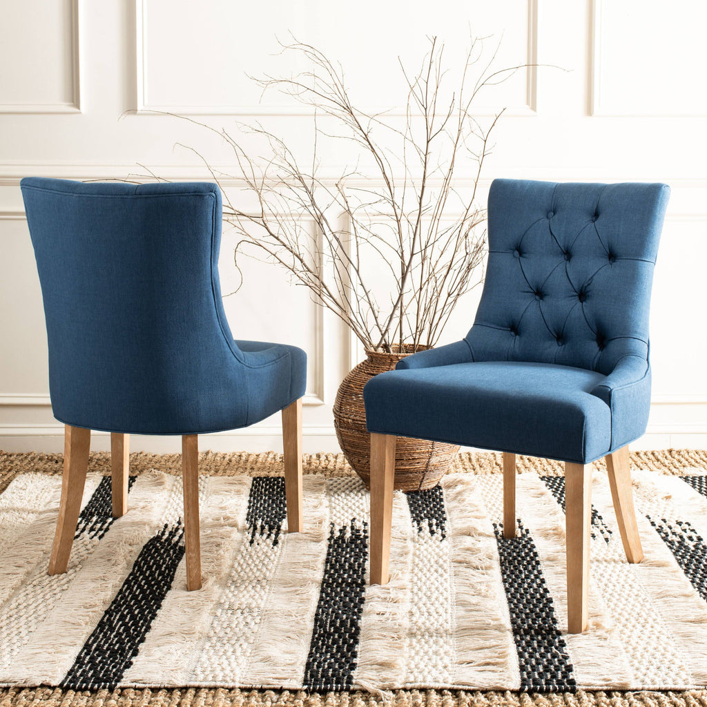 Blue Set of 2 Side Chairs S4420