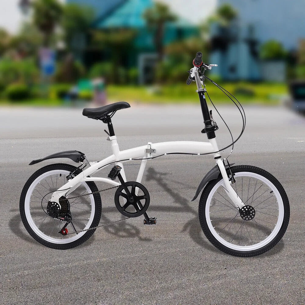 20-inch Folding Bike 7 Speed Double V Brake Carbon Steel O506