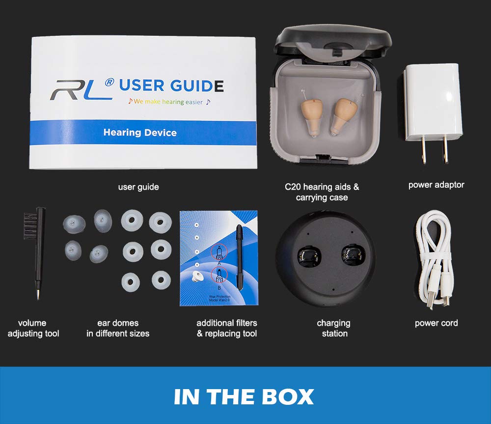 Rechargeable Hearing Amplifier Pair A172