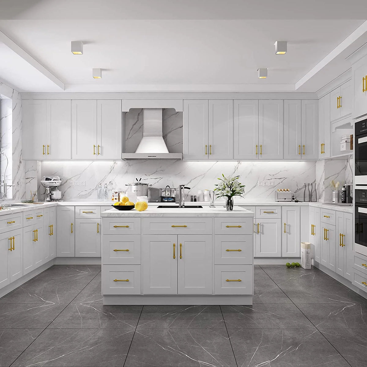 Wall-Mounted Cabinets with Soft-Close Doors W86683