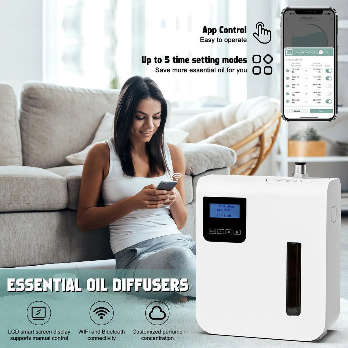 Waterless Essential Oil Diffuser 300ml B1694