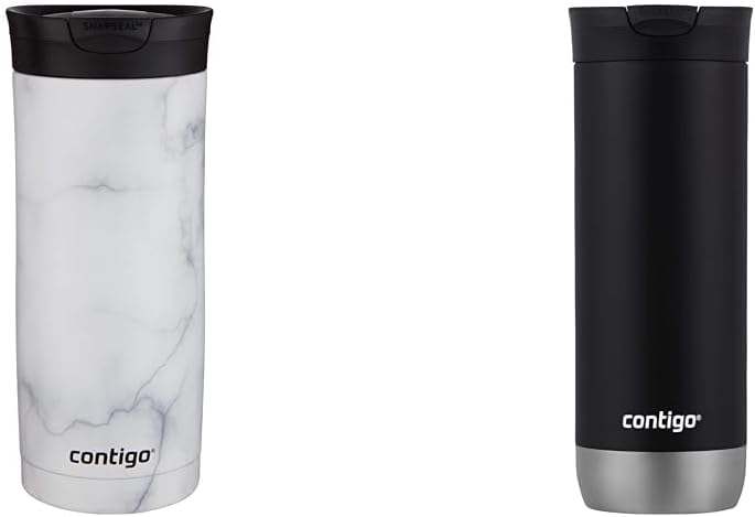 16oz Vacuum Insulated Stainless Steel Travel Mugs with Leak-Proof Lids X871
