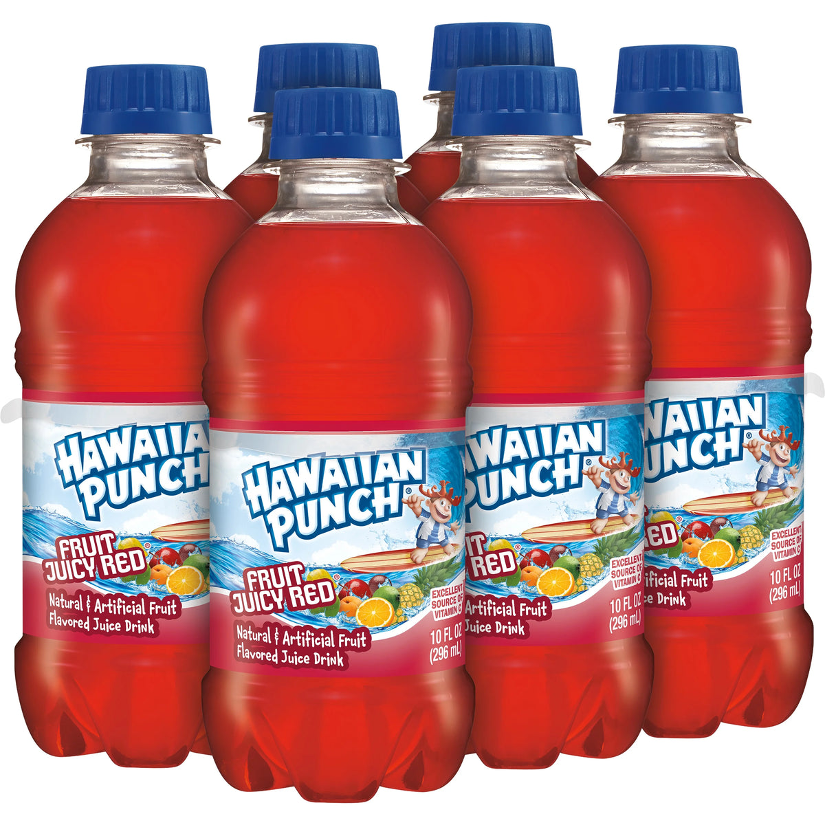 Fruit Juicy Red Juice, 10 fl oz, 6 Count Bottles I82753