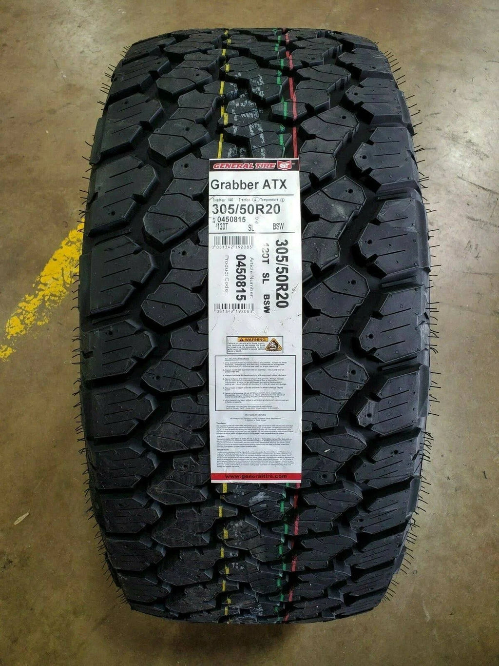 General Grabber A/TX Tire 305/50R20 120T XL G116