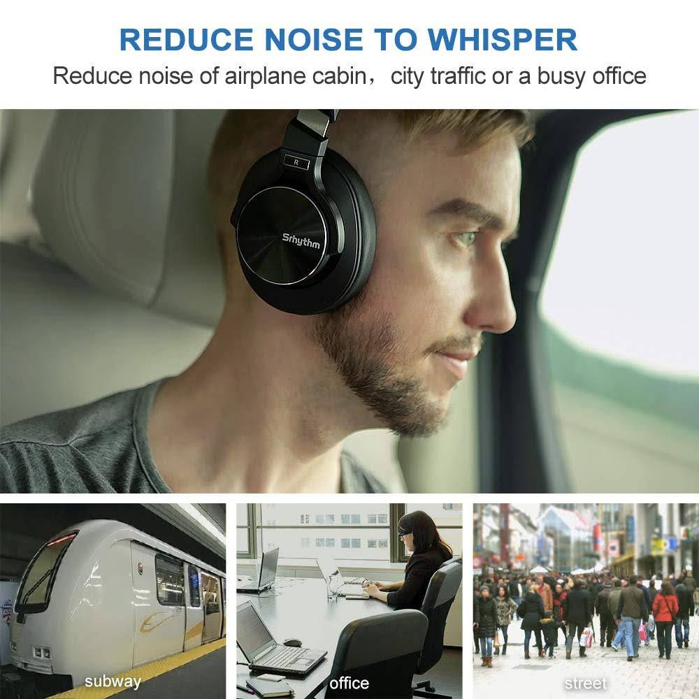 Active Noise Cancelling Bluetooth Headphones with Microphone X346