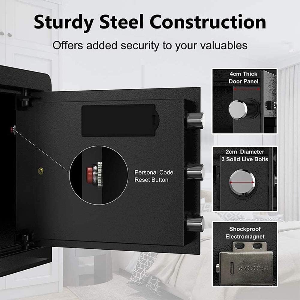 Small Steel Safe Box with LCD Digital Screen Y916193