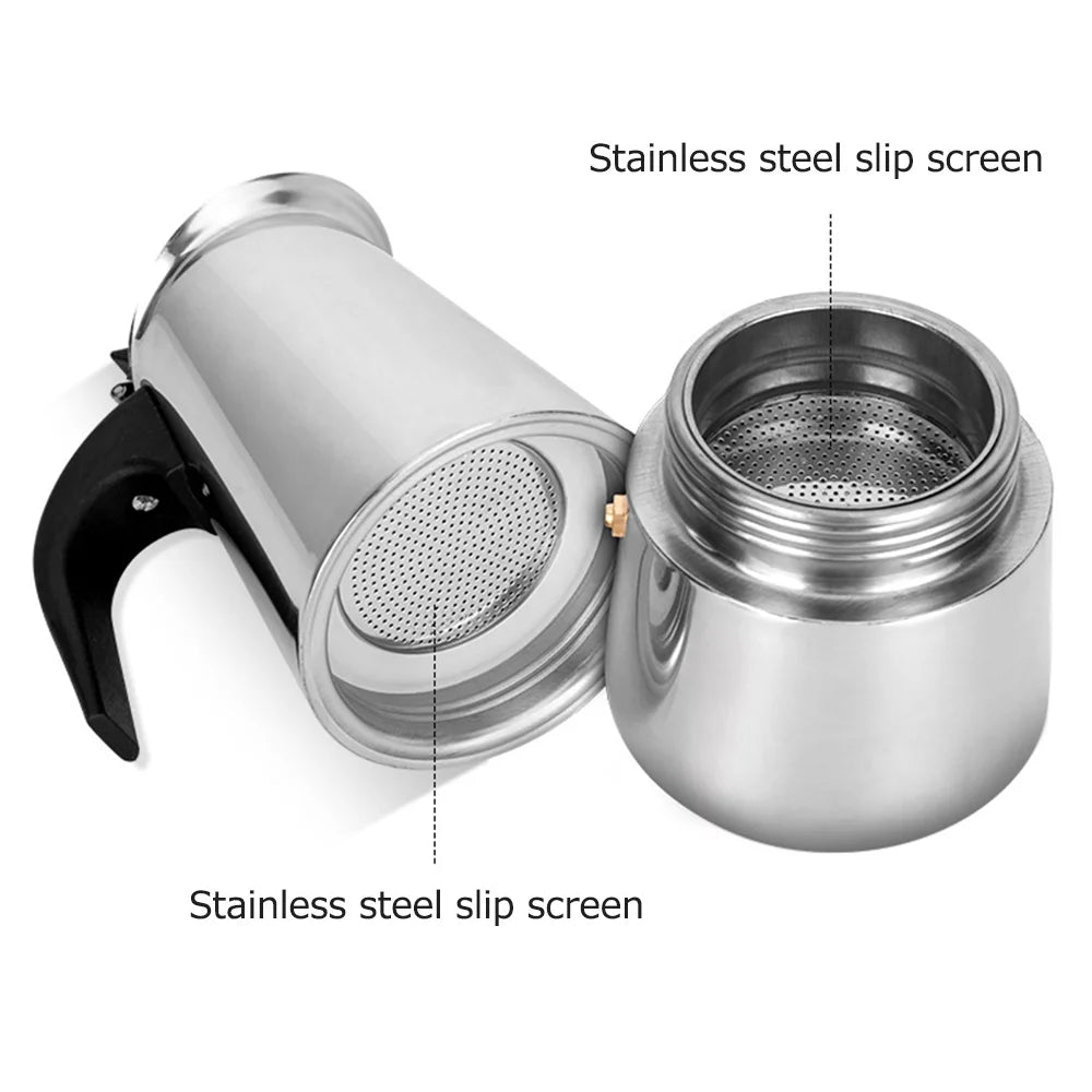 Stainless Steel Portable Electric Espresso Maker U2645