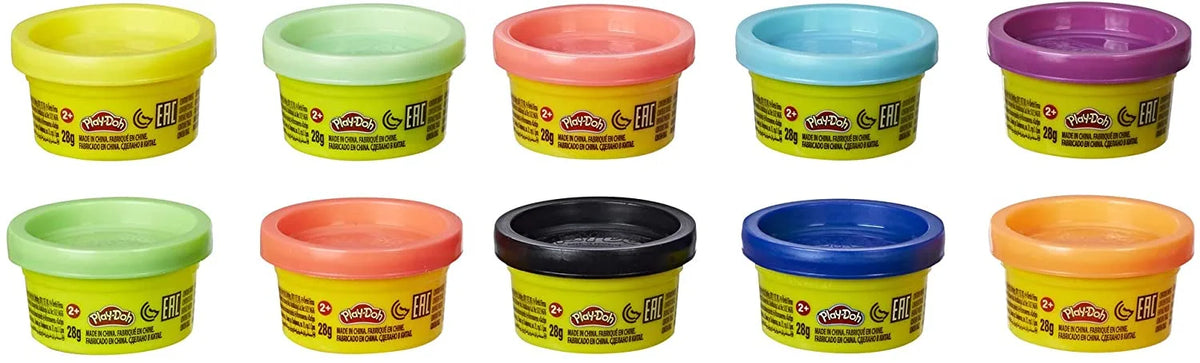 10 1oz Cans Play-Doh Assorted Color K388