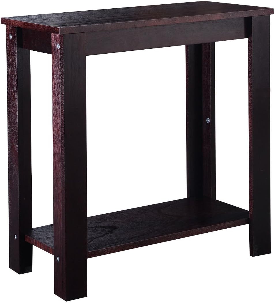 Espresso Wooden End Table X480682