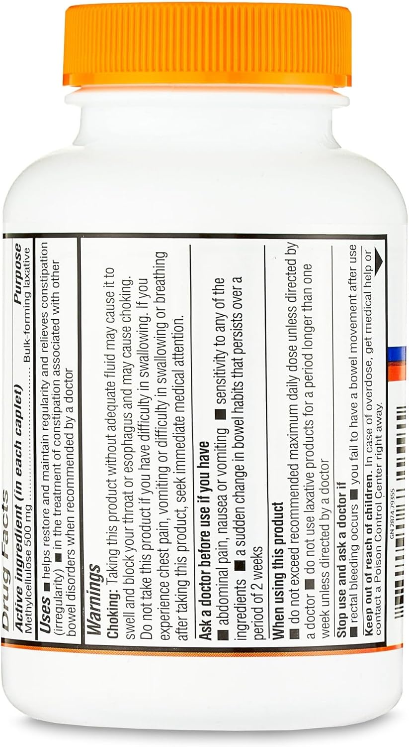 Methylcellulose 500mg, 100ct (Pack of 1) F98913