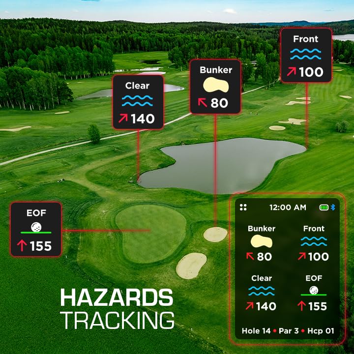 Handheld Golf GPS Device with Touch Screen Q98319