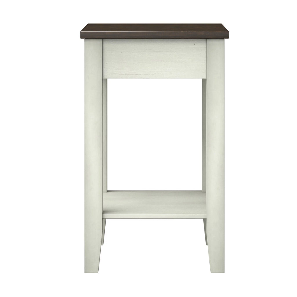 Two-Tone Side Table with USB Charging V558343