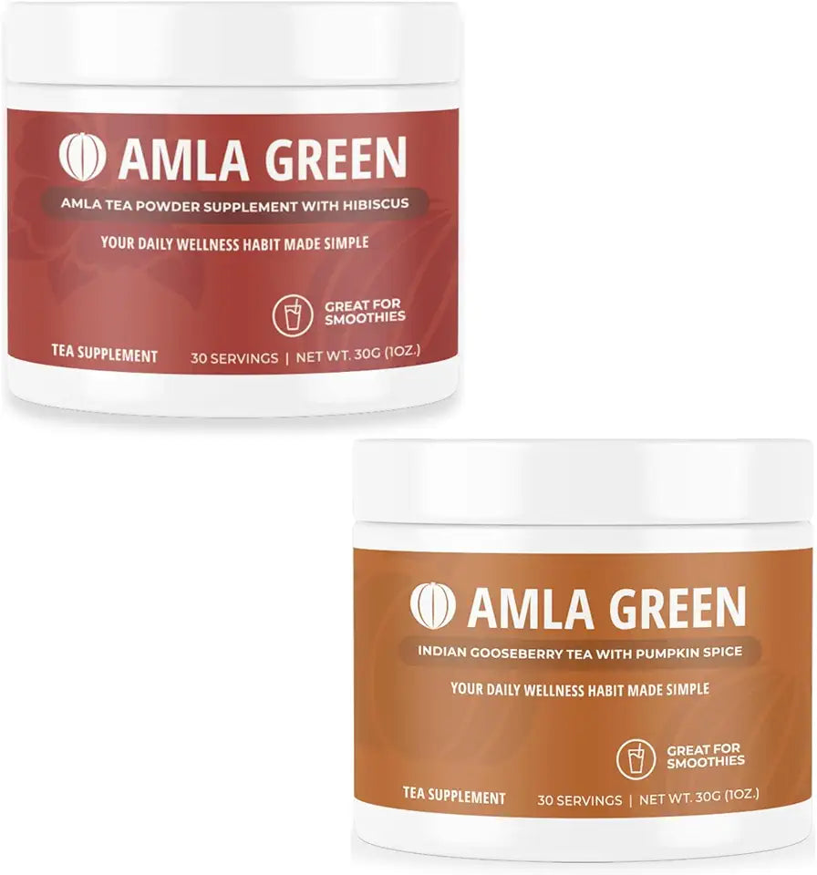Organic Vegan Amla Powder & Green Tea Superfood Supplement I14587