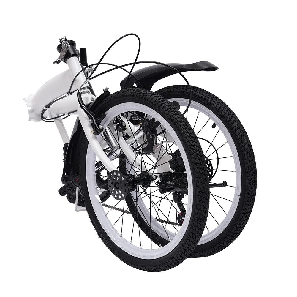 20-inch Folding Bike 7 Speed Double V Brake Carbon Steel O506
